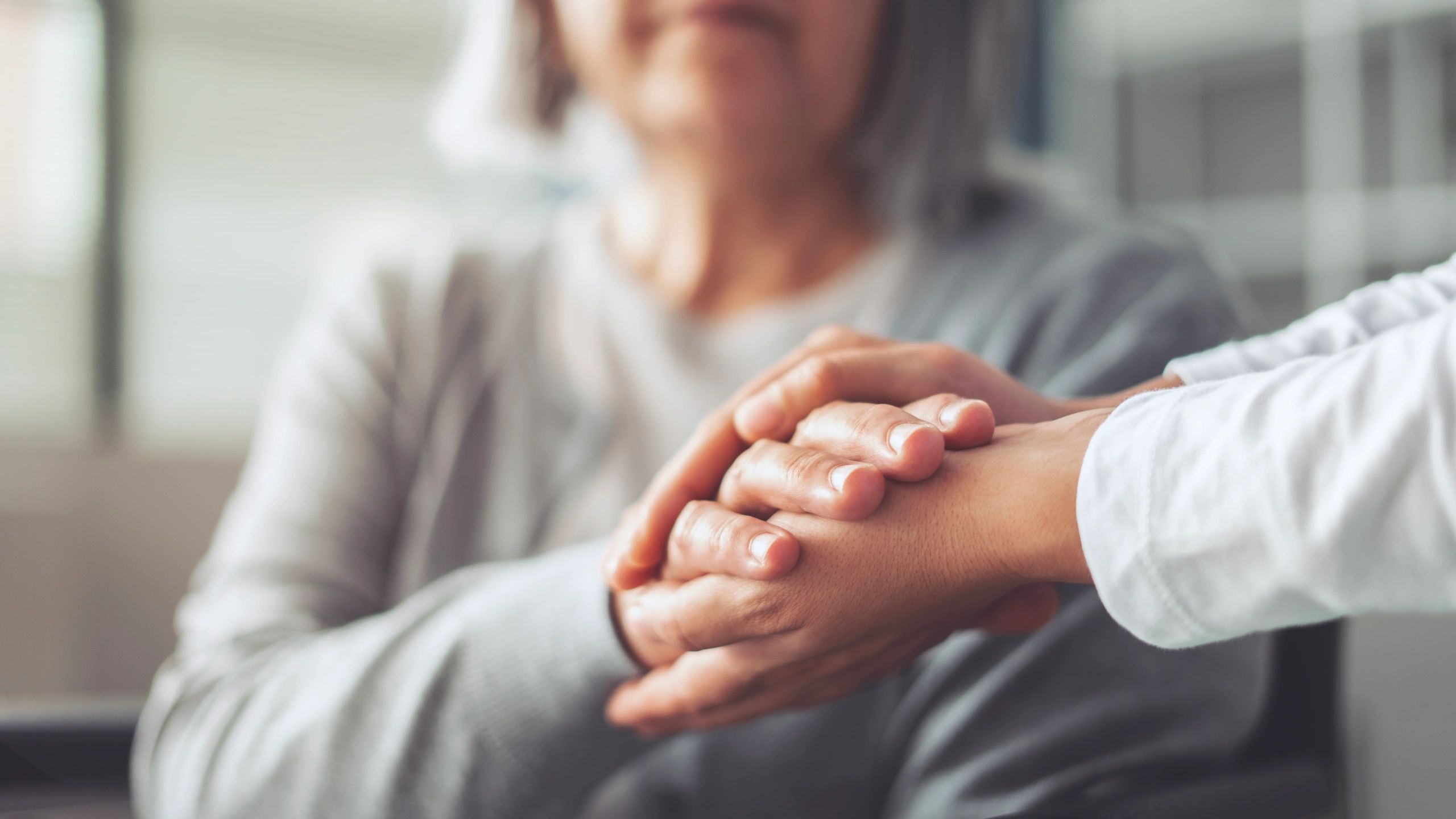 caregiver helping family