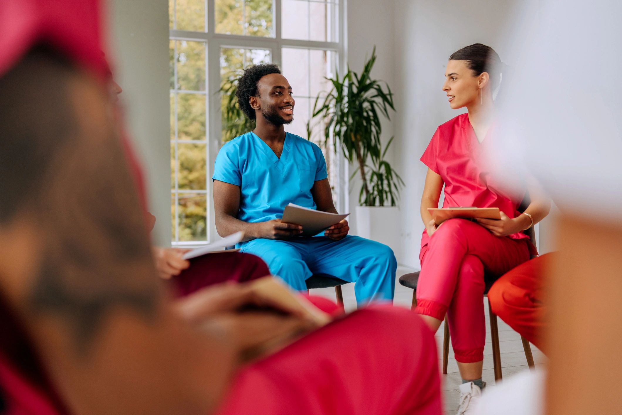 diverse caregivers network modern