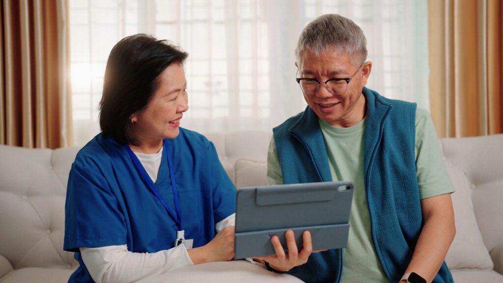 safe job matching caregiving technology