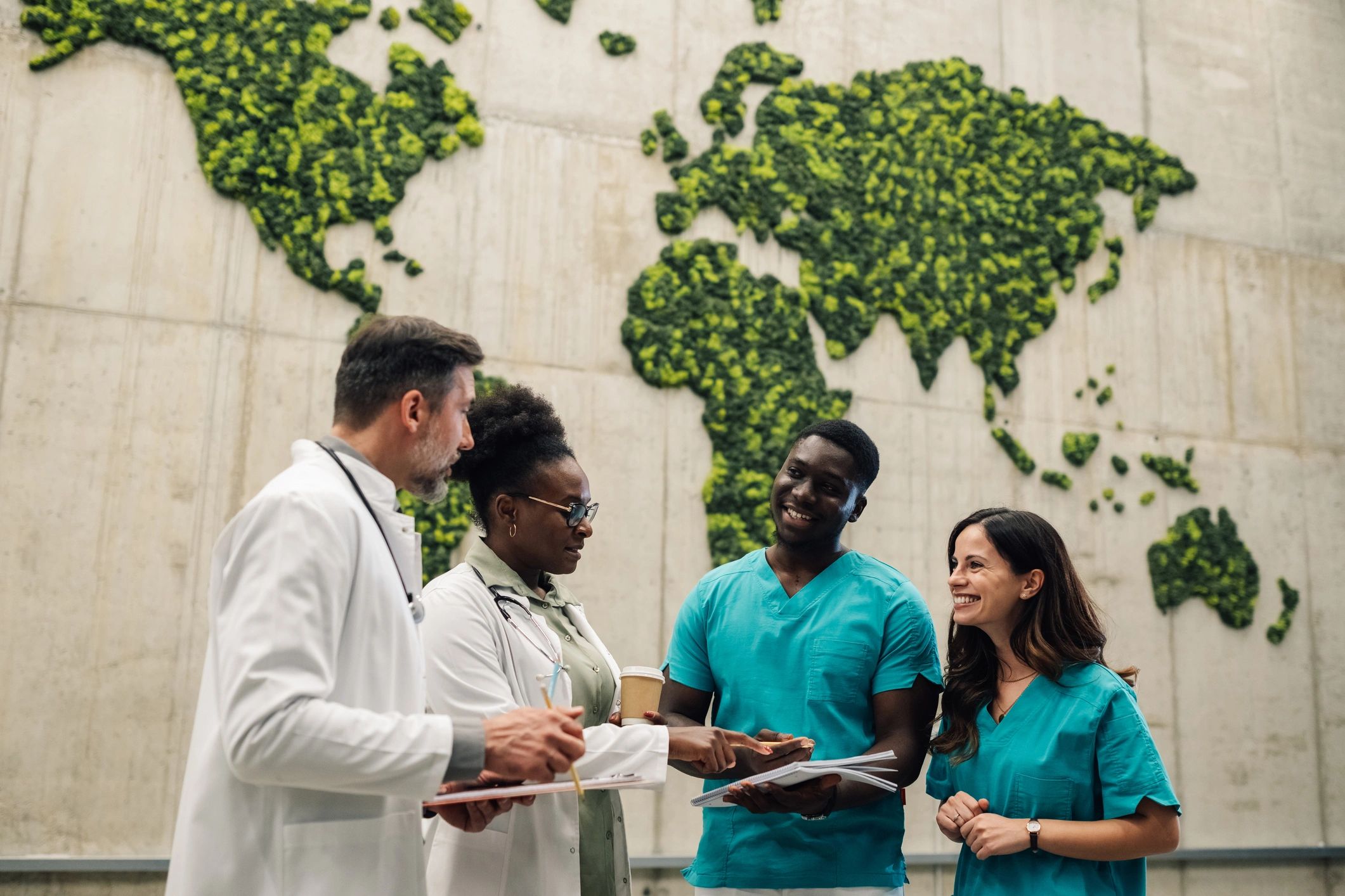 diverse professional caregivers global network